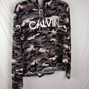 Calvin Klein Camo Hoodie Girls XL